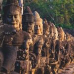 cambodia, angkor wat, south gate, ruin, temple, angkor, architecture, light, sculpture, angkor wat, angkor wat, angkor wat, angkor wat, angkor wat